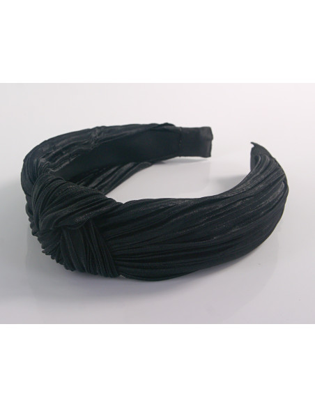 OPASKA DO WŁOSÓW NA GŁOWĘ WĘZEŁ SUPEŁ  LOLITA AKCESORIA CZARNA