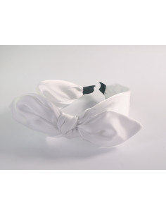 OPASKA DO WŁOSÓW NA GŁOWĘ WĘZEŁ KOKARDA SATYNA LOLITA... 2