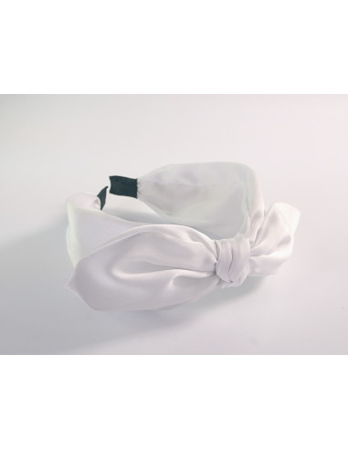 OPASKA DO WŁOSÓW NA GŁOWĘ WĘZEŁ KOKARDA SATYNA...