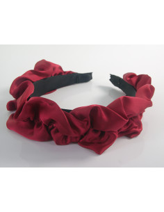 OPASKA DO WŁOSÓW NA GŁOWĘ MARSZCZONA FALBANKA SATYNA...