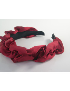 OPASKA DO WŁOSÓW NA GŁOWĘ MARSZCZONA FALBANKA SATYNA... 2