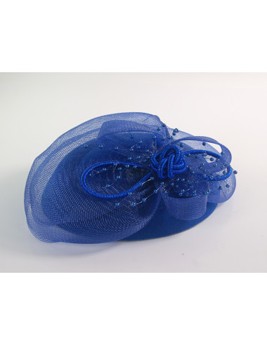 Fascynator na głowę ELEGANCKI STROIK CHABROWY...