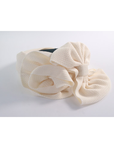 Fascynator na głowę OPASKA NA GŁOWĘ Z KOKARDĄ...