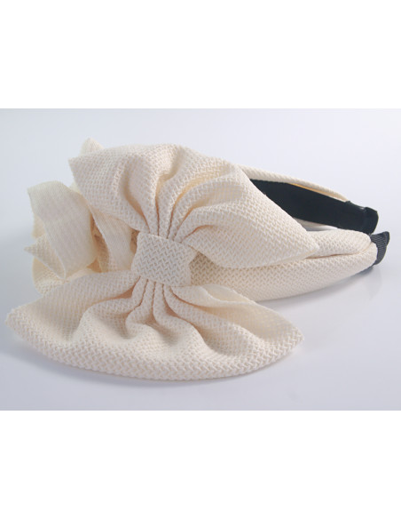 Fascynator na głowę OPASKA NA GŁOWĘ Z KOKARDĄ LOLITA AKCESORIA