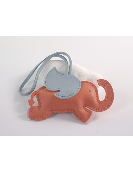 BRELOK DO TOREBKI NA KLUCZE EKO SKÓRA SŁOŃ SŁONIK LOLITA AKCESORIA