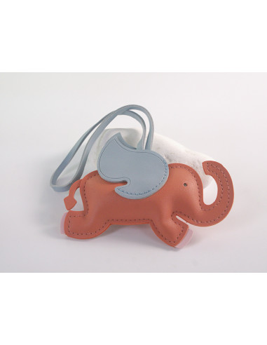 BRELOK DO TOREBKI NA KLUCZE EKO SKÓRA SŁOŃ...