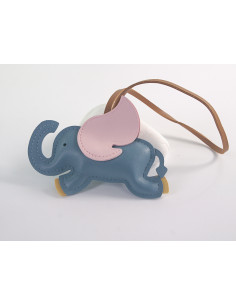 BRELOK DO TOREBKI NA KLUCZE EKO SKÓRA SŁOŃ SŁONIK LOLITA...