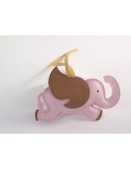 BRELOK DO TOREBKI NA KLUCZE EKO SKÓRA SŁOŃ SŁONIK LOLITA AKCESORIA