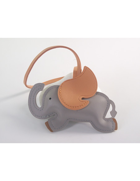 BRELOK DO TOREBKI NA KLUCZE EKO SKÓRA SŁOŃ SŁONIK LOLITA AKCESORIA