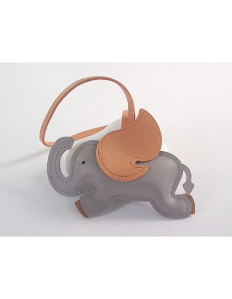 BRELOK DO TOREBKI NA KLUCZE EKO SKÓRA SŁOŃ SŁONIK LOLITA AKCESORIA