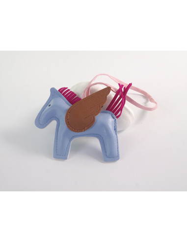 BRELOK DO TOREBKI NA KLUCZE EKO SKÓRA KONIK ZE...