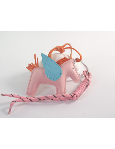 BRELOK DO TOREBKI NA KLUCZE EKO SKÓRA KONIK ZE...