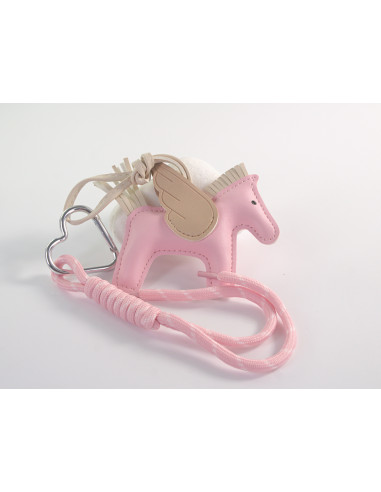 BRELOK DO TOREBKI NA KLUCZE EKO SKÓRA KONIK ZE...