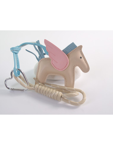 BRELOK DO TOREBKI NA KLUCZE EKO SKÓRA KONIK ZE...