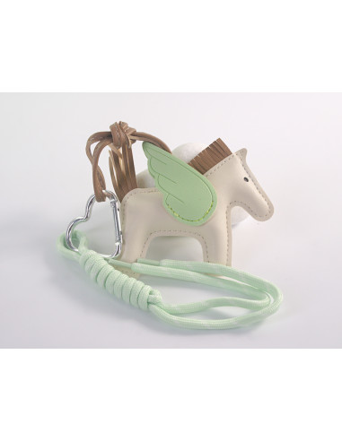 BRELOK DO TOREBKI NA KLUCZE EKO SKÓRA KONIK ZE...