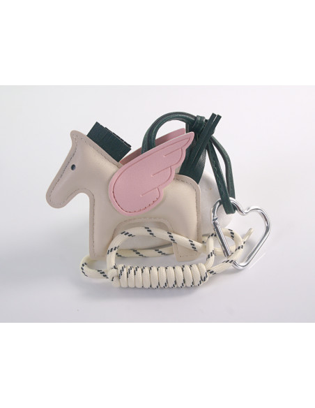 BRELOK DO TOREBKI NA KLUCZE EKO SKÓRA KONIK ZE SKRZYDŁAMI LOLITA AKCESORIA