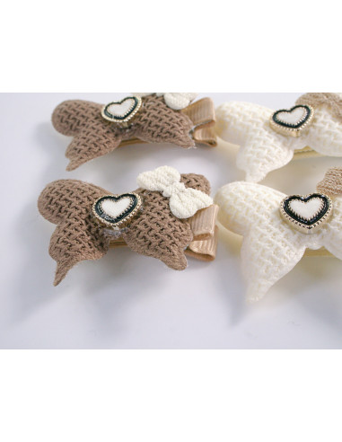 ZESTAW SPINKA DO WŁOSÓW DLA DZIECKA MOTYLKI  4...