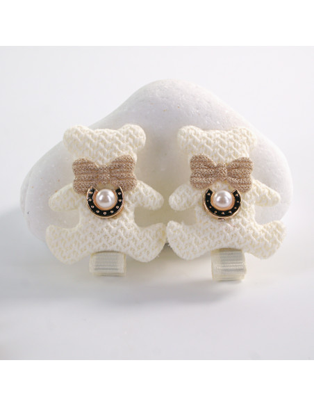 ZESTAW SPINKA DO WŁOSÓW DLA DZIECKA  MISIE 4 SZTUKI  LOLITA AKCESORIA