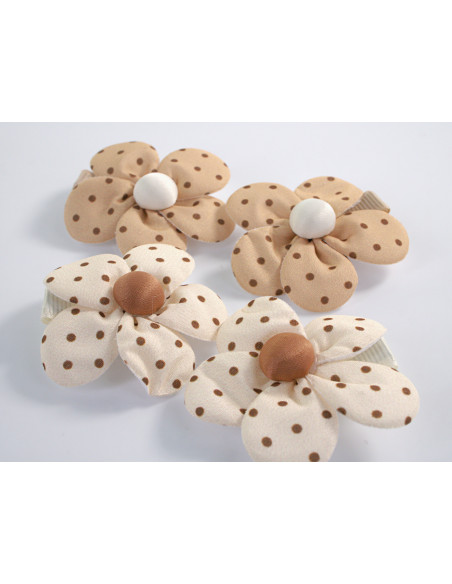 ZESTAW SPINKA DO WŁOSÓW DLA DZIECKA KWIATKI  4 SZTUKI  LOLITA AKCESORIA