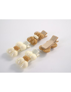 ZESTAW SPINKA DO WŁOSÓW DLA DZIECKA KOKARDKI  4 SZTUKI... 2