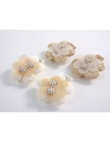 ZESTAW SPINKA DO WŁOSÓW DLA DZIECKA KWIATKI  4...