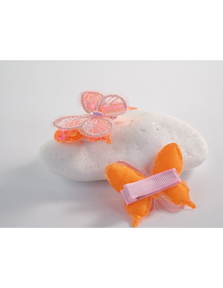 ZESTAW SPINKA DO WŁOSÓW DLA DZIECKA MOTYLKI  2 SZTUKI  LOLITA AKCESORIA