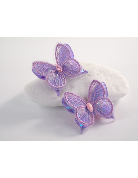 ZESTAW SPINKA DO WŁOSÓW DLA DZIECKA MOTYLKI  2 SZTUKI  LOLITA AKCESORIA