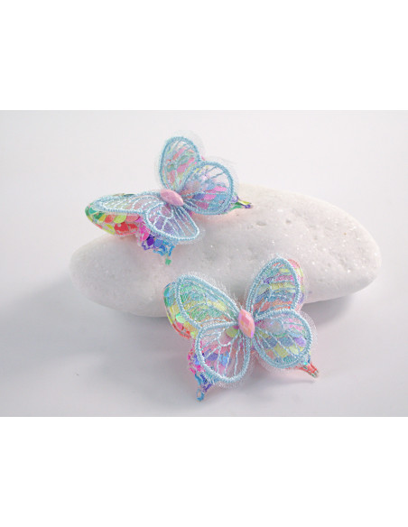 ZESTAW SPINKA DO WŁOSÓW DLA DZIECKA MOTYLKI  2 SZTUKI  LOLITA AKCESORIA