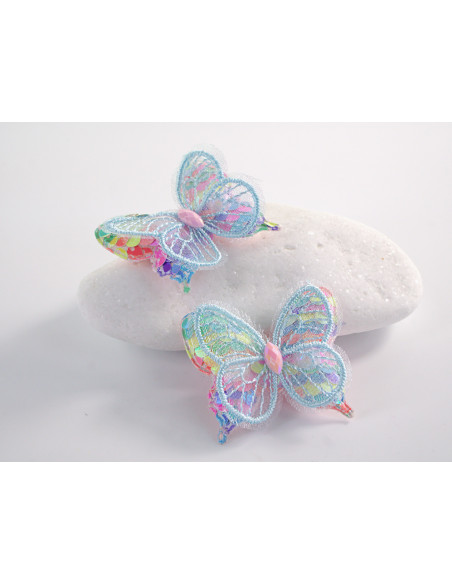 ZESTAW SPINKA DO WŁOSÓW DLA DZIECKA MOTYLKI  2 SZTUKI  LOLITA AKCESORIA