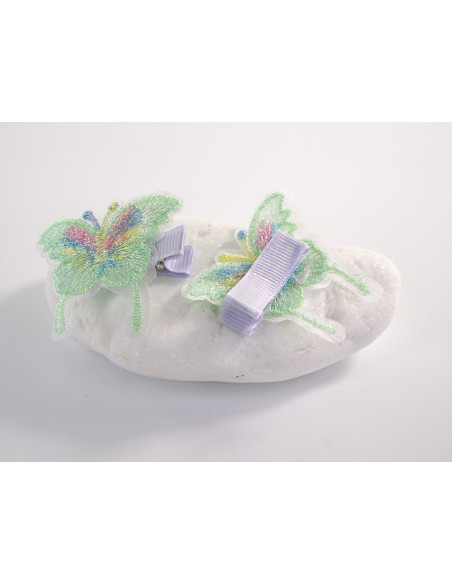 ZESTAW SPINKA DO WŁOSÓW DLA DZIECKA MOTYLKI  2 SZTUKI  LOLITA AKCESORIA