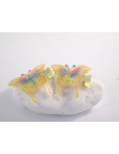 ZESTAW SPINKA DO WŁOSÓW DLA DZIECKA MOTYLKI  2...