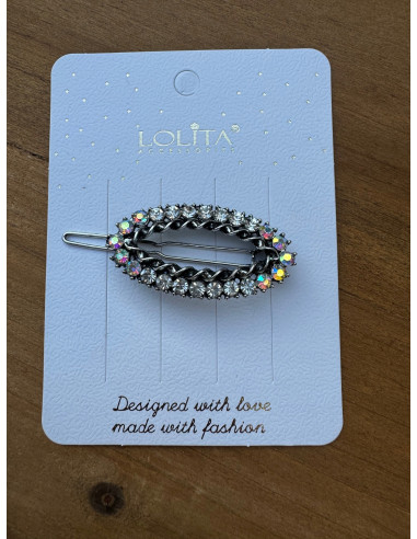 Spinka DO WŁOSÓW SREBRNY WIANEK ŁEZKA LOLITA...