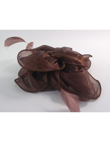 KWIAT Z MATERIAŁU na GŁOWĘ BROSZKA PRZYPINKA...