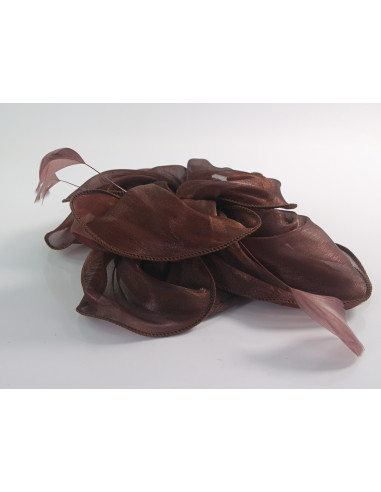 KWIAT Z MATERIAŁU na GŁOWĘ BROSZKA PRZYPINKA...