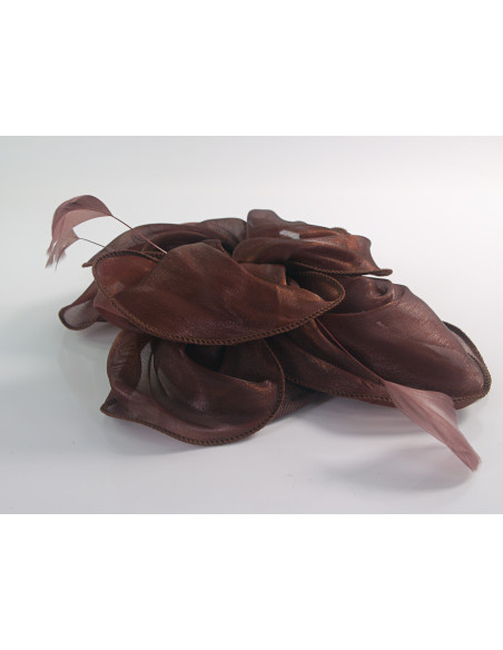 KWIAT Z MATERIAŁU na GŁOWĘ BROSZKA PRZYPINKA FASCYNATOR Lolita AKCESORIA