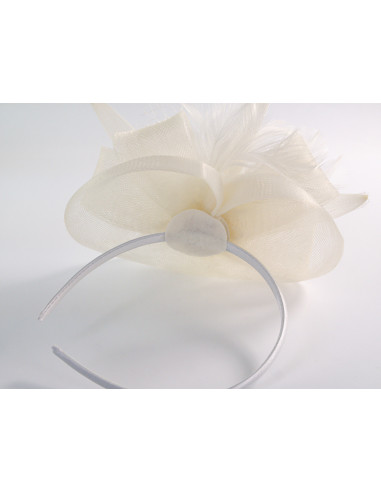 KWIAT Z MATERIAŁU na GŁOWĘ TOCZEK KAPELUSIK...