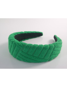 OPASKA na GŁOWĘ ZIELONA FROTE ŁAZIENKOWA  Lolita AKCESORIA