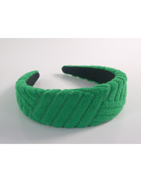 OPASKA na GŁOWĘ ZIELONA FROTE ŁAZIENKOWA  Lolita AKCESORIA