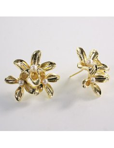 Kolczyki ZŁOTY  " ŁANCUCH"  STAL CHIRURGICZNA LOLITA... 2