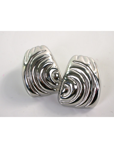 KOLCZYKI BOHO BLASZKI SREBRNE STAL CHIRURGICZNA...