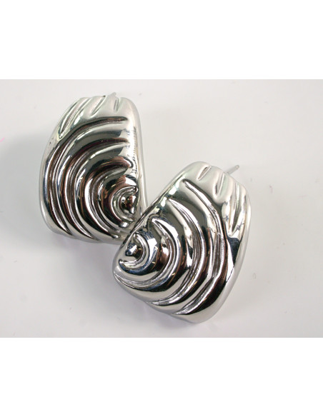 KOLCZYKI BOHO BLASZKI SREBRNE STAL CHIRURGICZNA LOLITA AKCESORIA