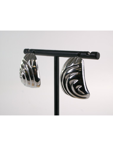 KOLCZYKI BOHO BLASZKI SREBRNE STAL CHIRURGICZNA...