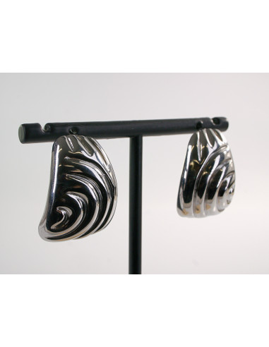 KOLCZYKI BOHO BLASZKI SREBRNE STAL CHIRURGICZNA...