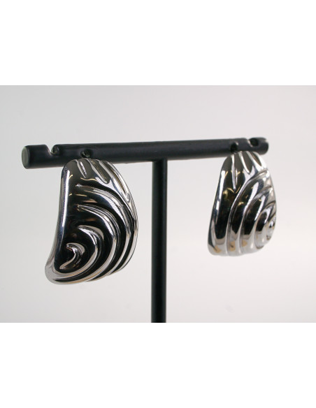 KOLCZYKI BOHO BLASZKI SREBRNE STAL CHIRURGICZNA LOLITA AKCESORIA