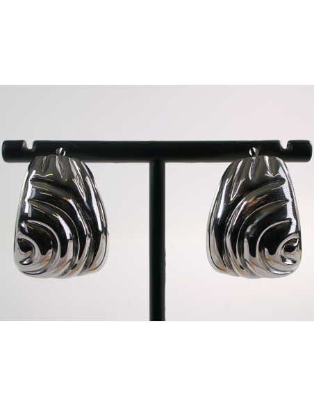 KOLCZYKI BOHO BLASZKI SREBRNE STAL CHIRURGICZNA LOLITA AKCESORIA