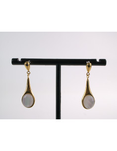 KOLCZYKI ZŁOTE ŁEZKI DŁUGIE KROPLE STAL CHIRURGICZNA... 2