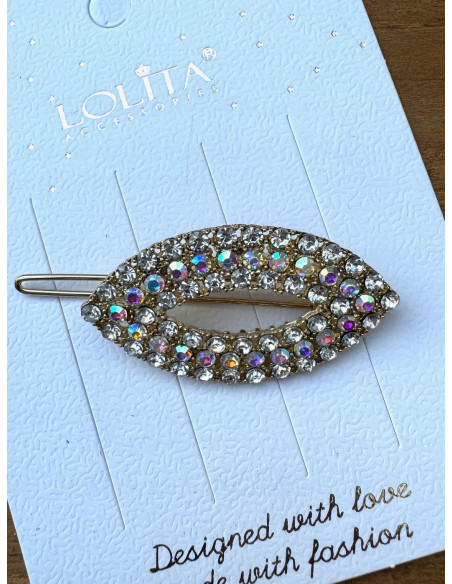 Spinka DO WŁOSÓW ZŁOTY WIANEK ŁEZKA LOLITA AKCESORIA