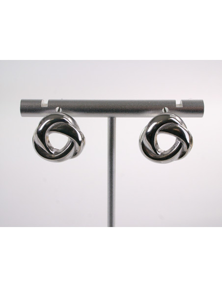 Kolczyki SREBRNE WĘZEŁKI SUPEŁKI CHIRURGICZNA LOLITA AKCESORIA