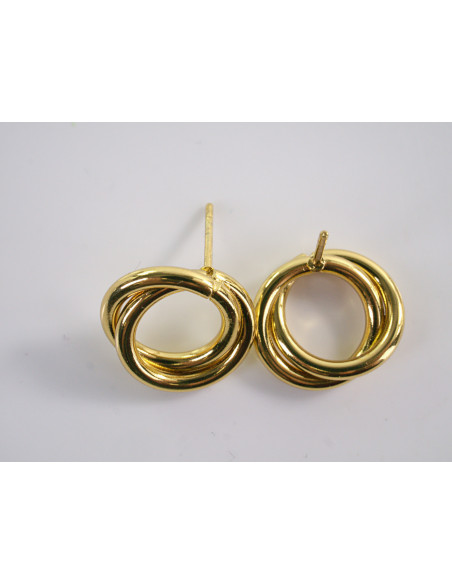 Kolczyki ZŁOTE WĘZEŁKI SUPEŁKI CHIRURGICZNA LOLITA AKCESORIA