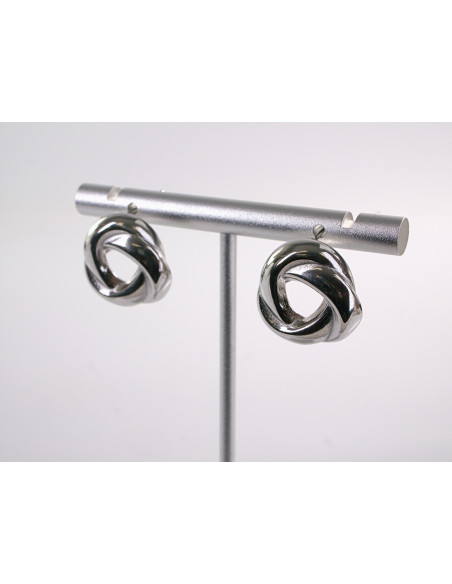 Kolczyki SREBRNE WĘZEŁKI SUPEŁKI CHIRURGICZNA LOLITA AKCESORIA